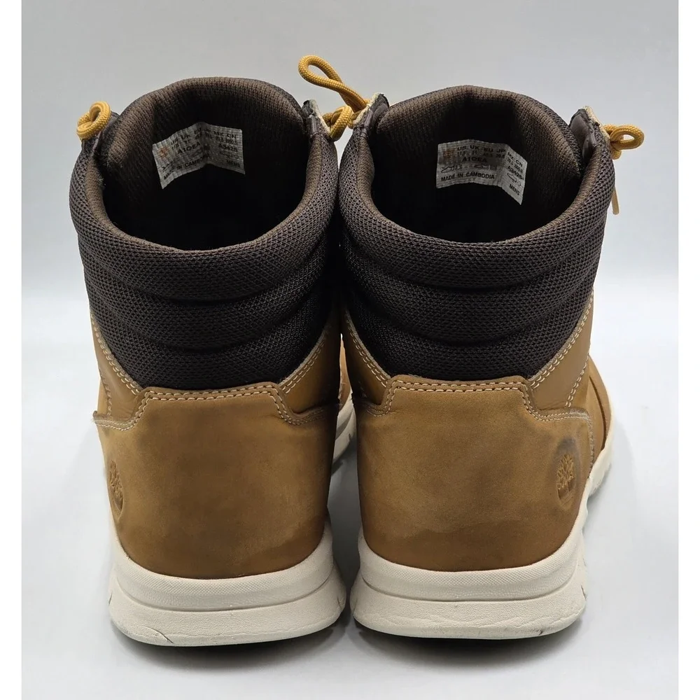 Timberland Graydon Mid Chukka Boots Tan Mens 11.5 Lightweight Sneaker Boot